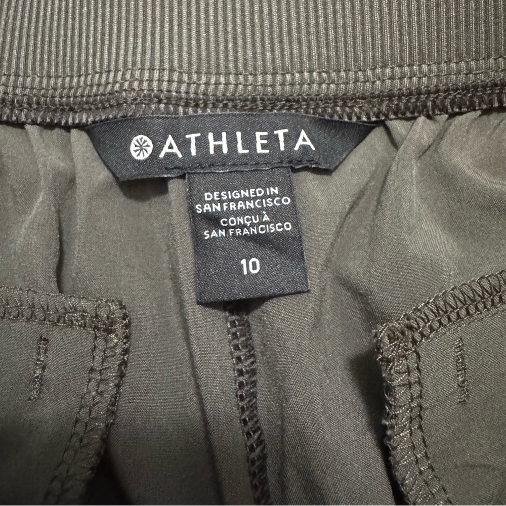 Athleta Brooklyn Mid Rise Ankle Pant Green 10 - Picture 9 of 16